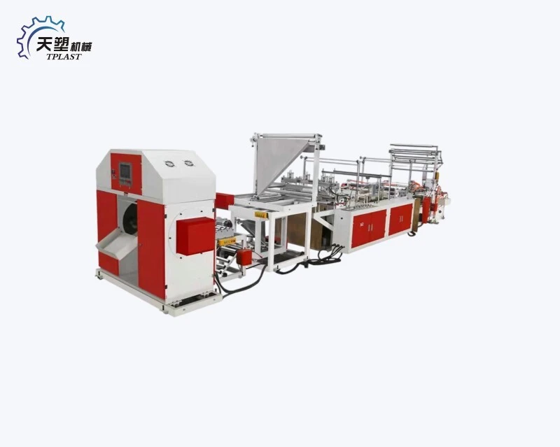 Automatic Cally Ribbon— throught Garbage Bag Making Machine 1