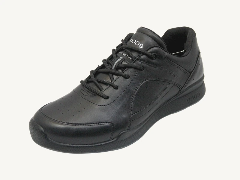 E. POLEM men's retro patchwork breathable leather shoes 1