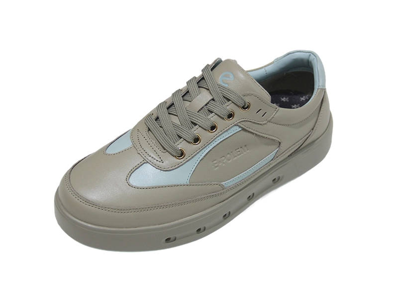 E. POLEM Men's Board Shoes Thick Soled Color Blocked 1