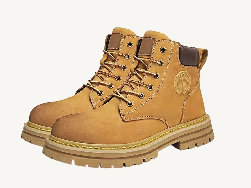 E. POLEM hiking workwear shoes thick sole anti slip retro 1