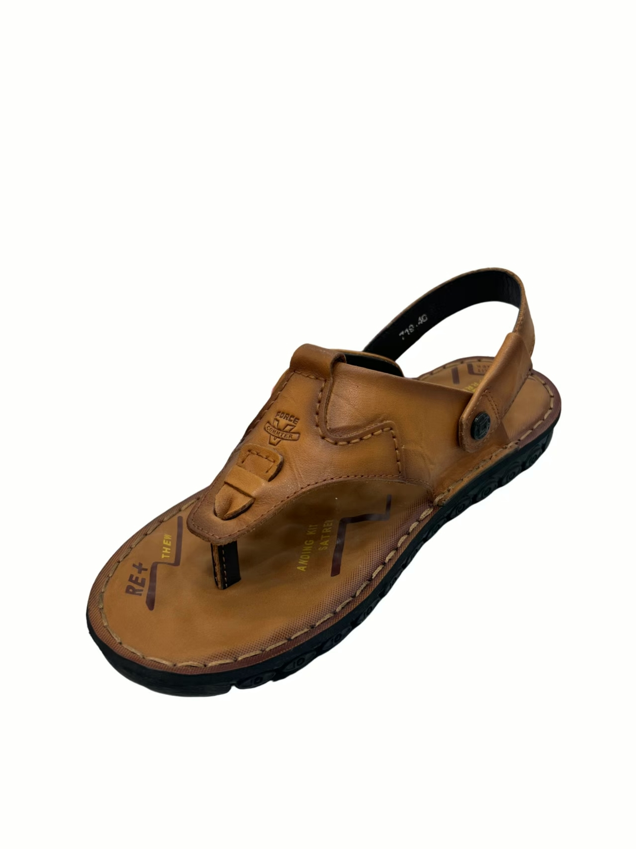 E. POLEM men's beach toe sandals, anti slip driving shoes-176170016072448 1