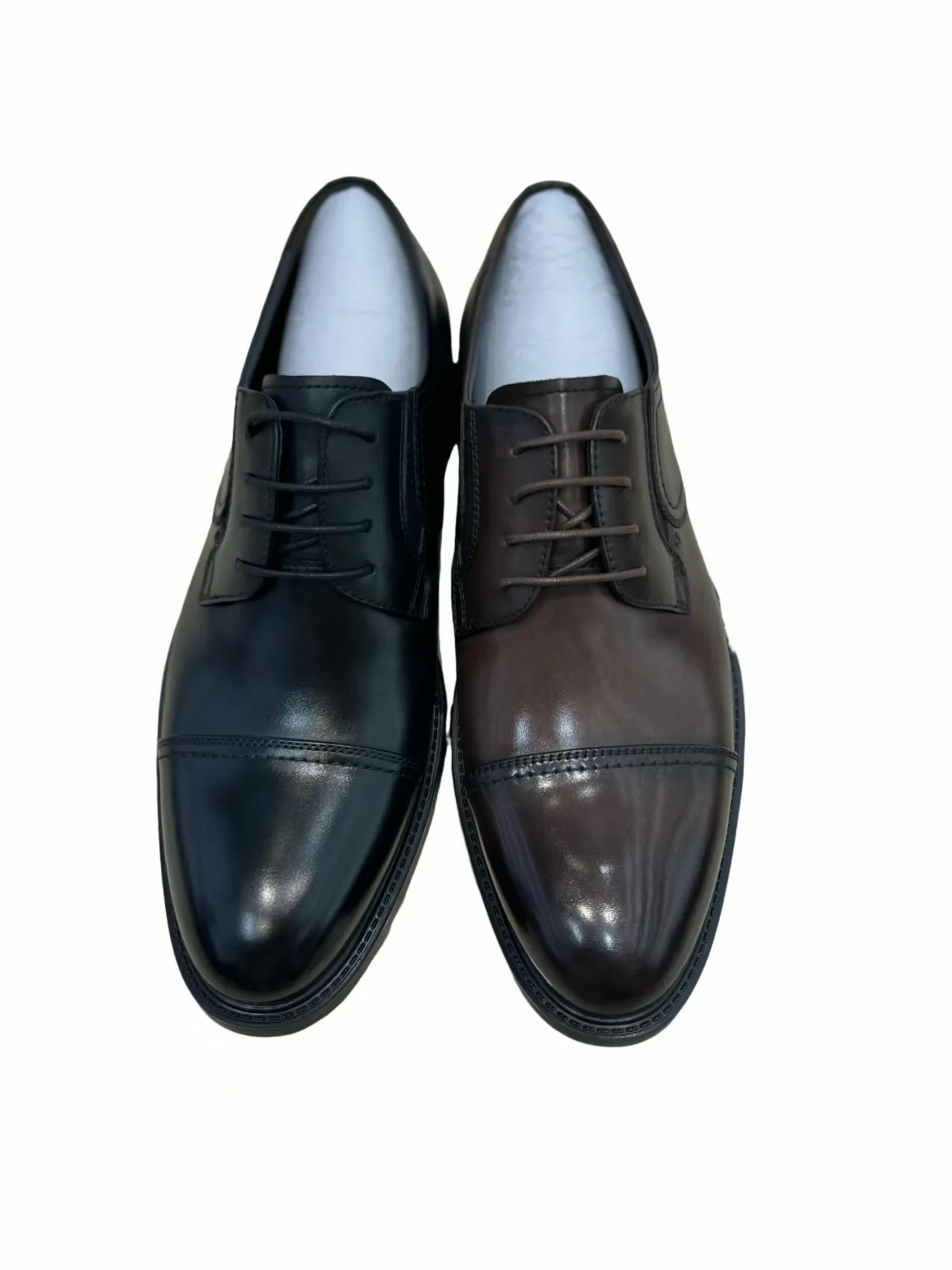 Mens Brown Leather Loafers For Dressy Events 1