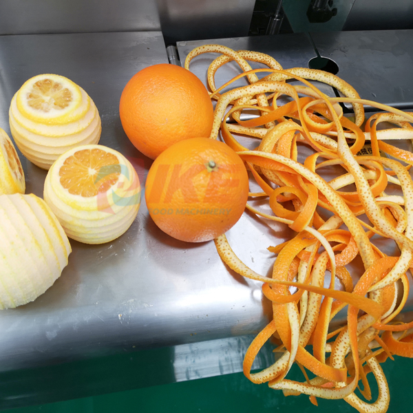 KD-PS001 Orange Automatic Peeling Machine with Core and Split Function and CE Certification Standard 3