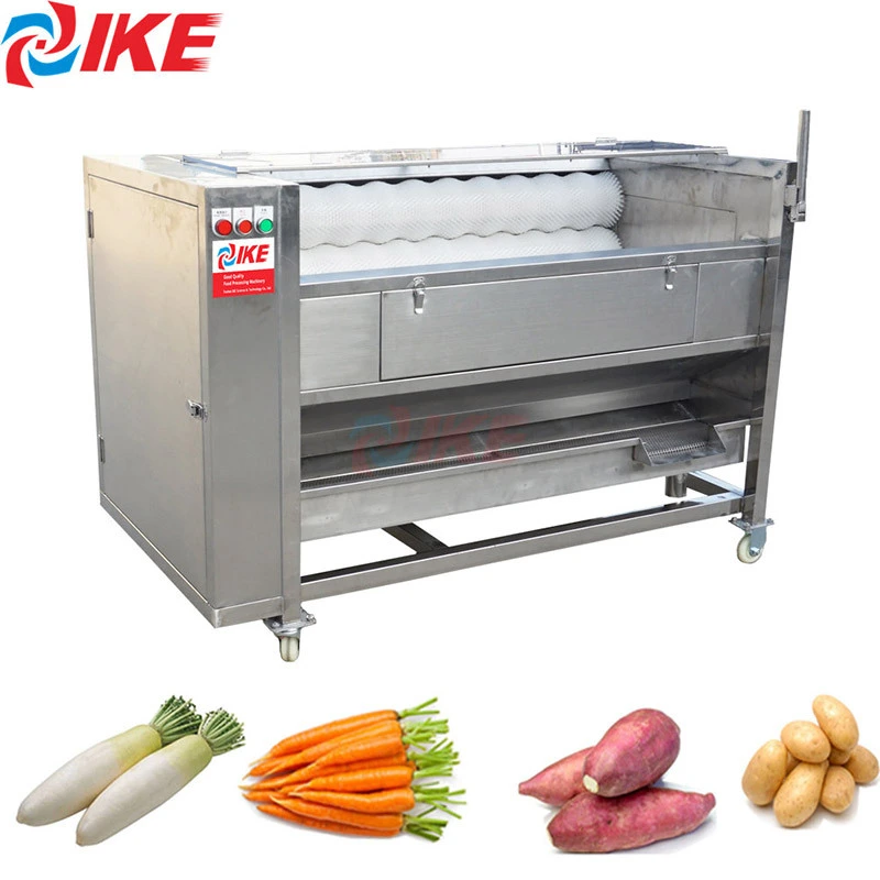 KT-WN600 Máquina de lavado y pelado de papas eléctrica de venta caliente para vegetales de raíz 1