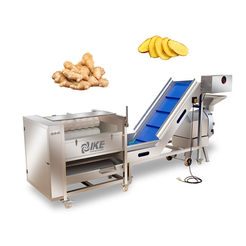Ginger Washing and Slicing Processing Line 1