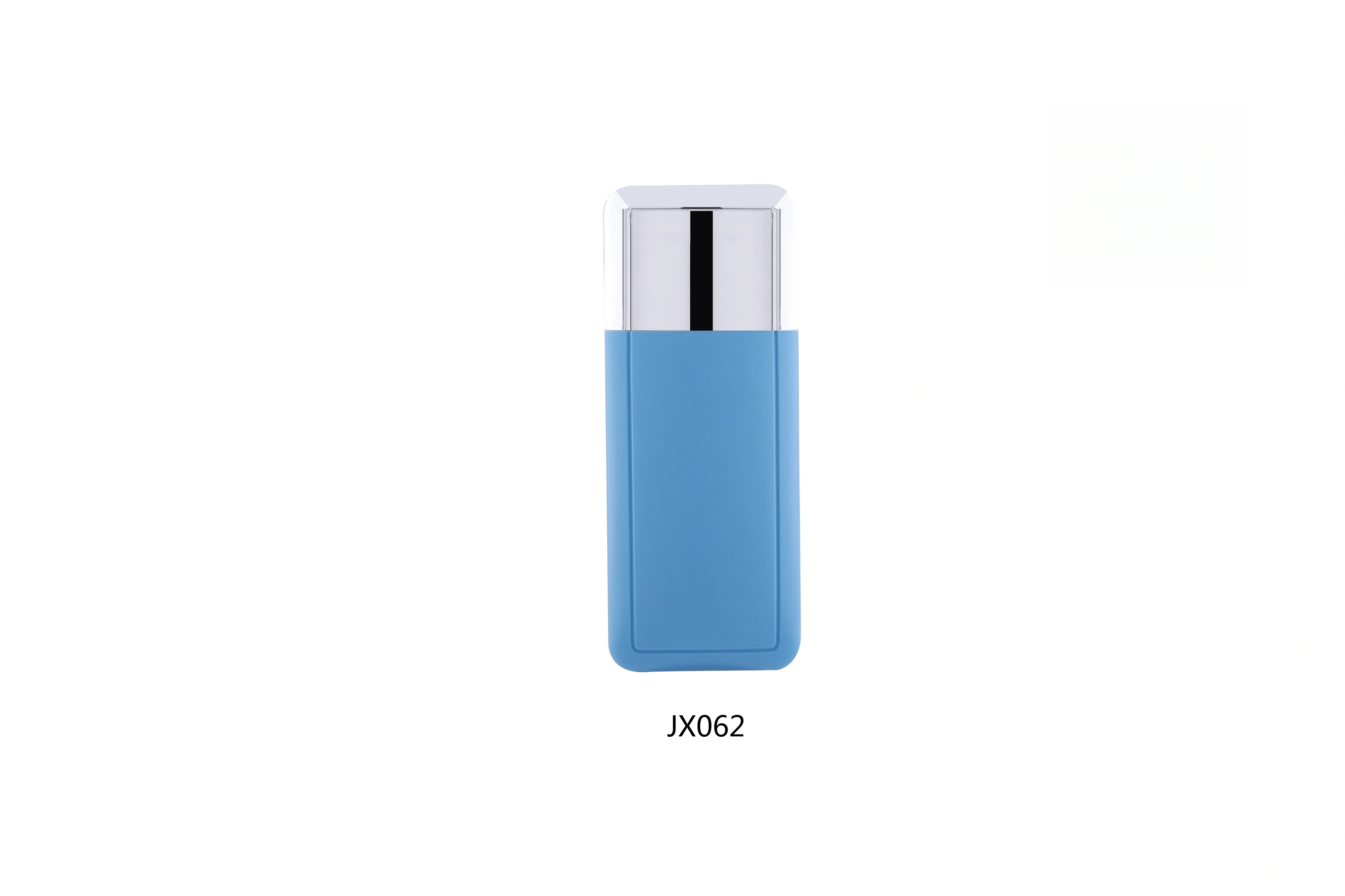 Botella de protector solar azul minimalista JX062 - Capacidad de 60 ml 1