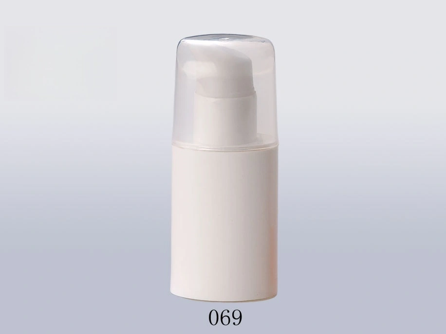 069 Minimalist White Sunscreen Pump Bottle - 50ml Capacity 1