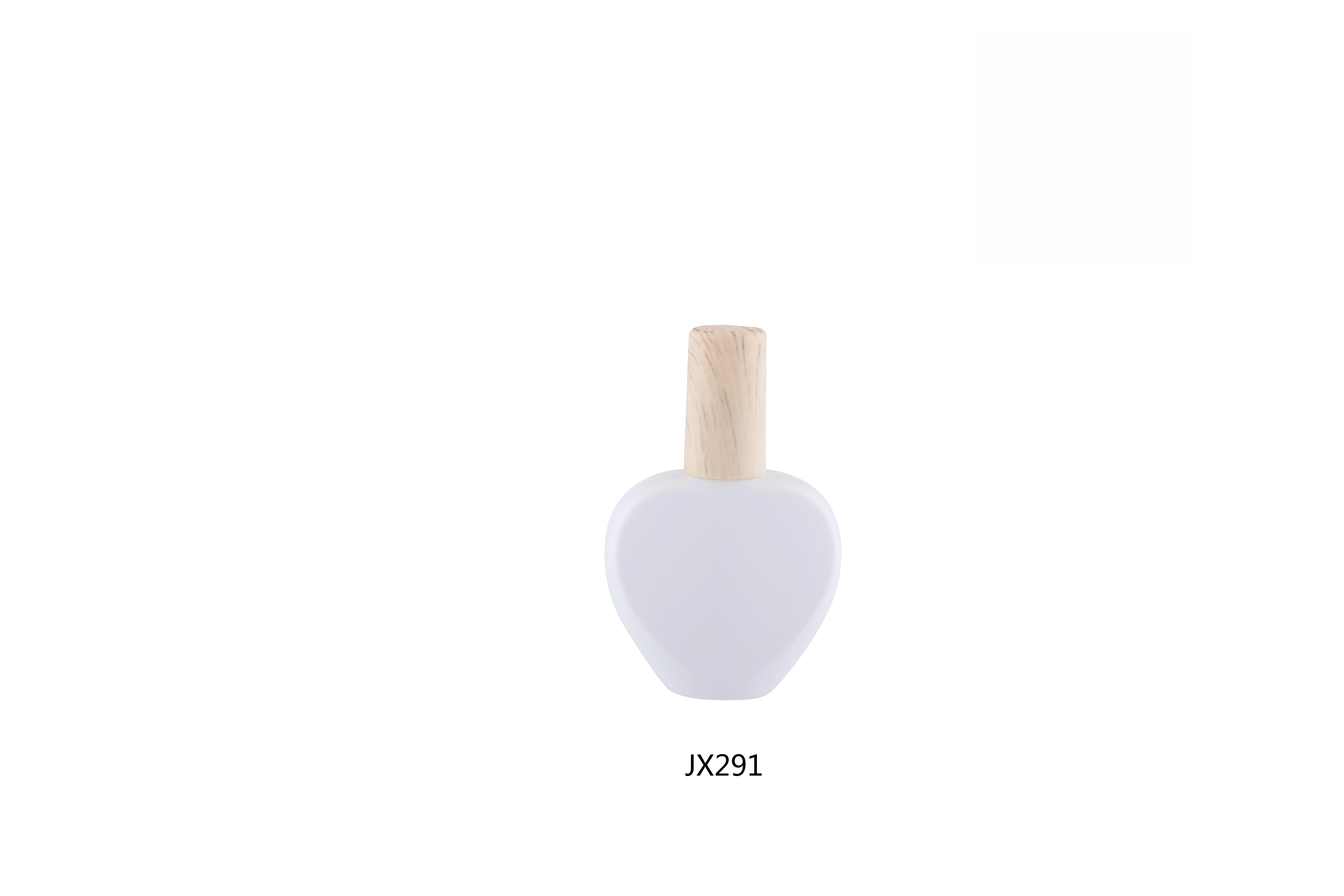 JX291 Heart - Shaped Sunscreen Bottle with Wooden Cap - 80ml Capacity 1