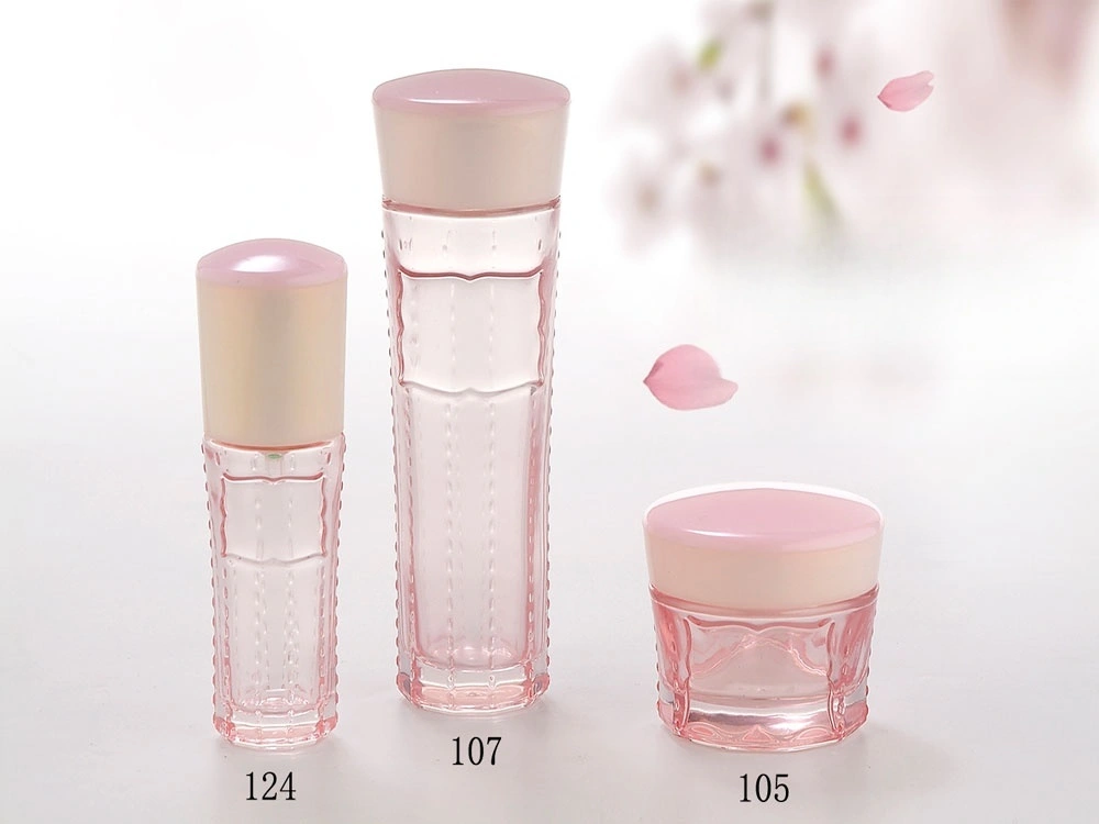 Pink - Tinted Glass Skincare Bottle Set (Models 105, 107, 124) - Full Specifications 1