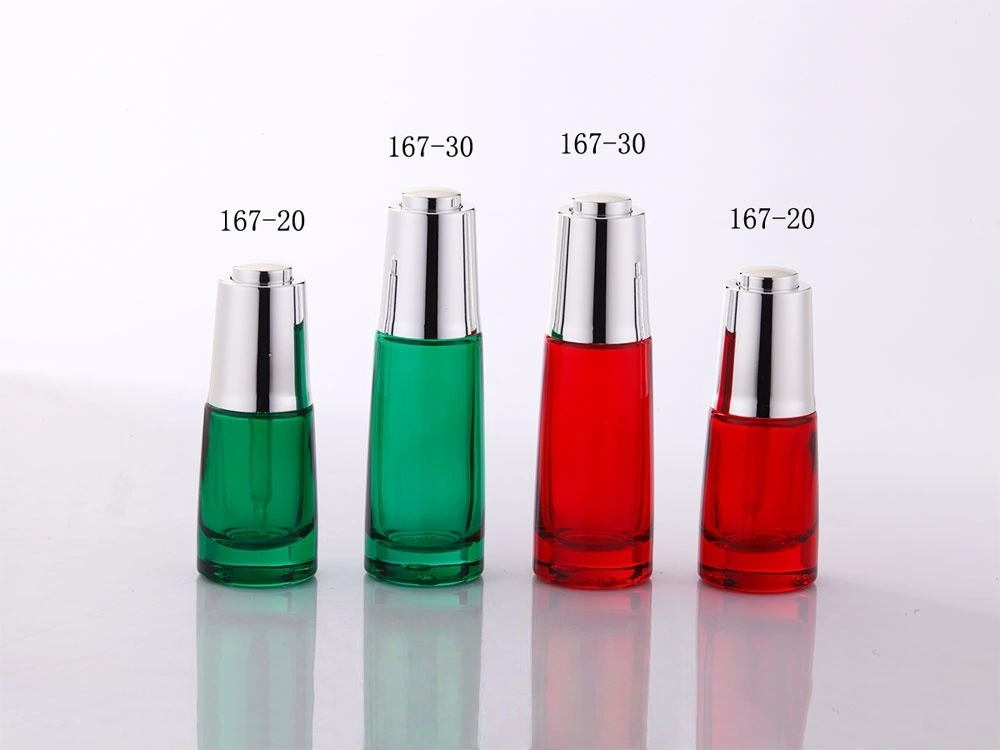 Colorful Small - Volume Glass Skincare Bottle Set (Models 167 - 20, 167 - 30) - Full Specifications 1