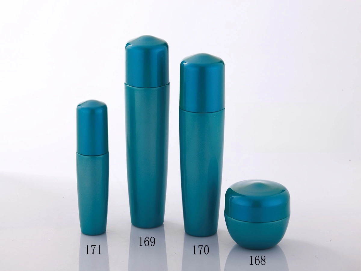 Teal Glass Skincare Bottle Set (Models 168, 169, 170, 171) - Full Specifications 1