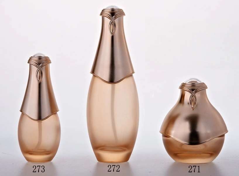 Champagne - Gold Glass Skincare Bottle Set (Models 271, 272, 273) - Full Specifications 1