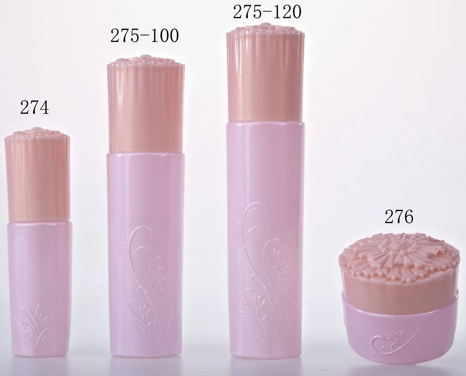 Pink - Embossed Glass Skincare Bottle Set (Models 274, 275 - 100, 275 - 120, 276) - Full Specifications 1