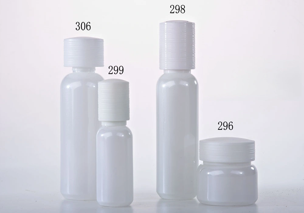 White Plastic - Like Glass Skincare Bottle Set (Models 296, 298, 299, 306) - Full Specifications 1