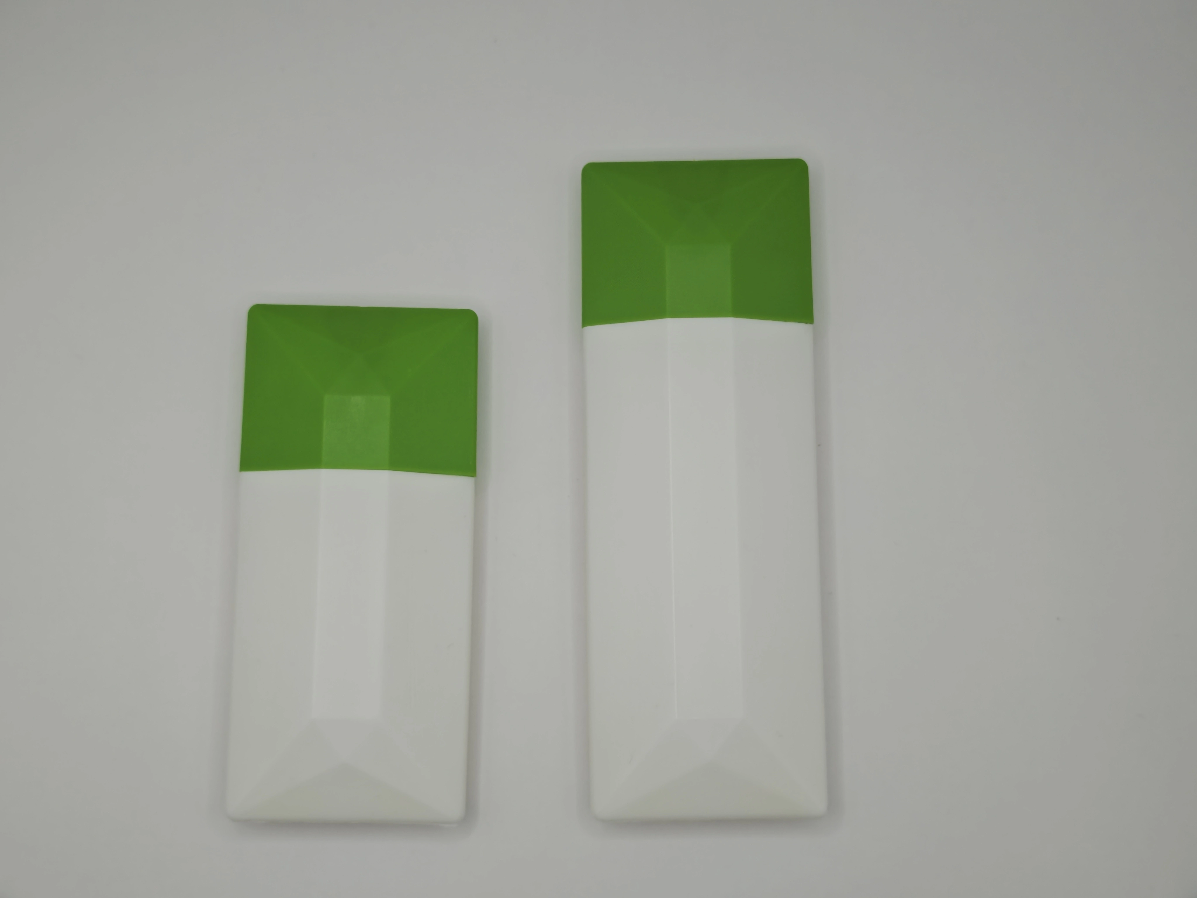 Diamond - shaped Lotion Containers with Green - white Color Scheme  JX408 & JX408A 1