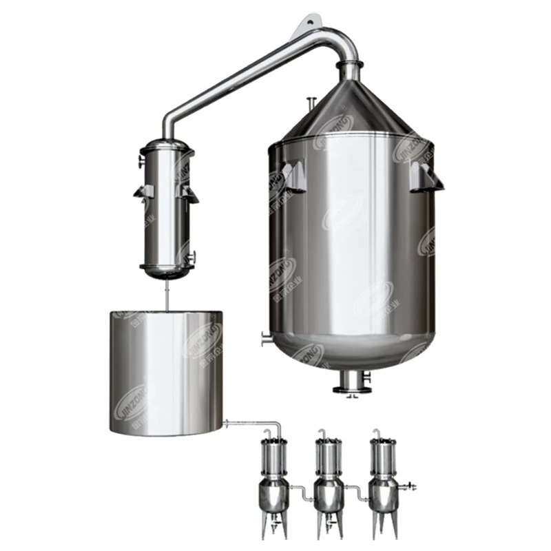 Steam Distilled Essential oil extractor extraction machine 1
