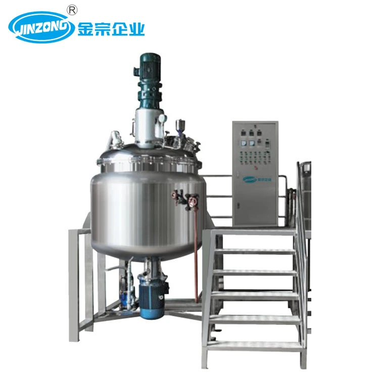 Cosmetic Stainless Steel Vaccum Mixing Tank 1