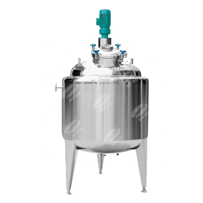 Stainless steel jacket mixing tank 1