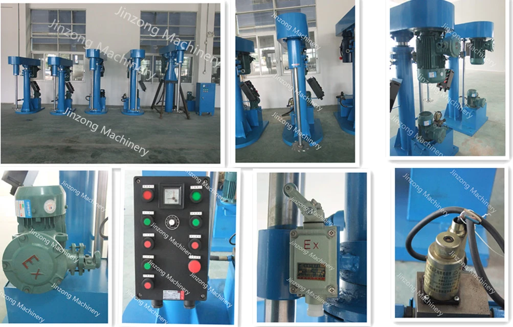 High Speed Disperser for Pigment Paint Hydraulic Lifting