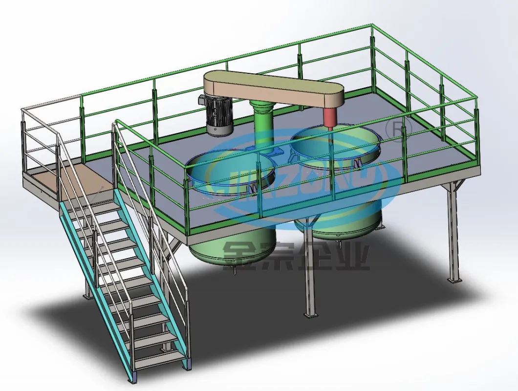 China High Quality Platform Paint Mixer Mixing Making Machine Factory