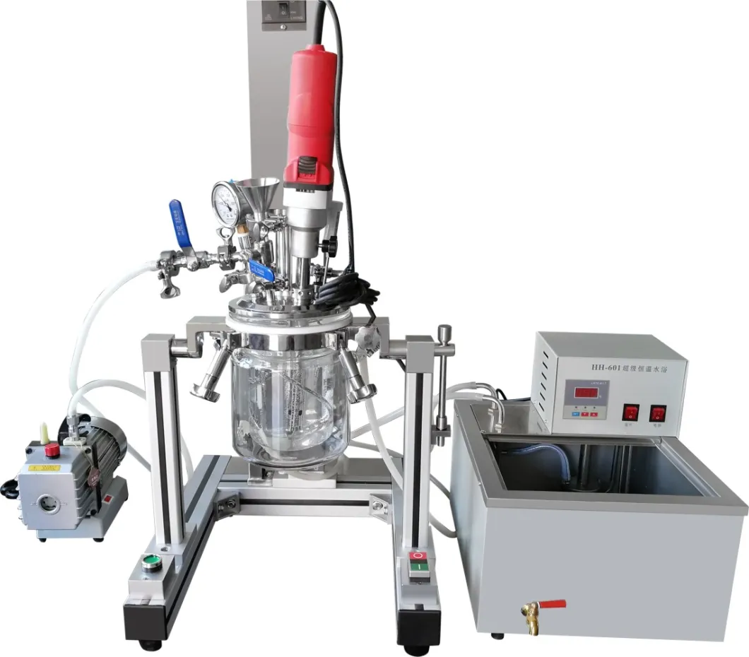 Mlr Small Glass Multifunctional Laboratory Vacuum Emulsifying Mixer Reactor