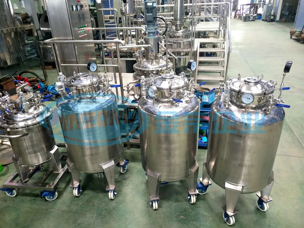 Movable Pressure Vessel Liquid Storage Tank with Mixer China Manufacturer