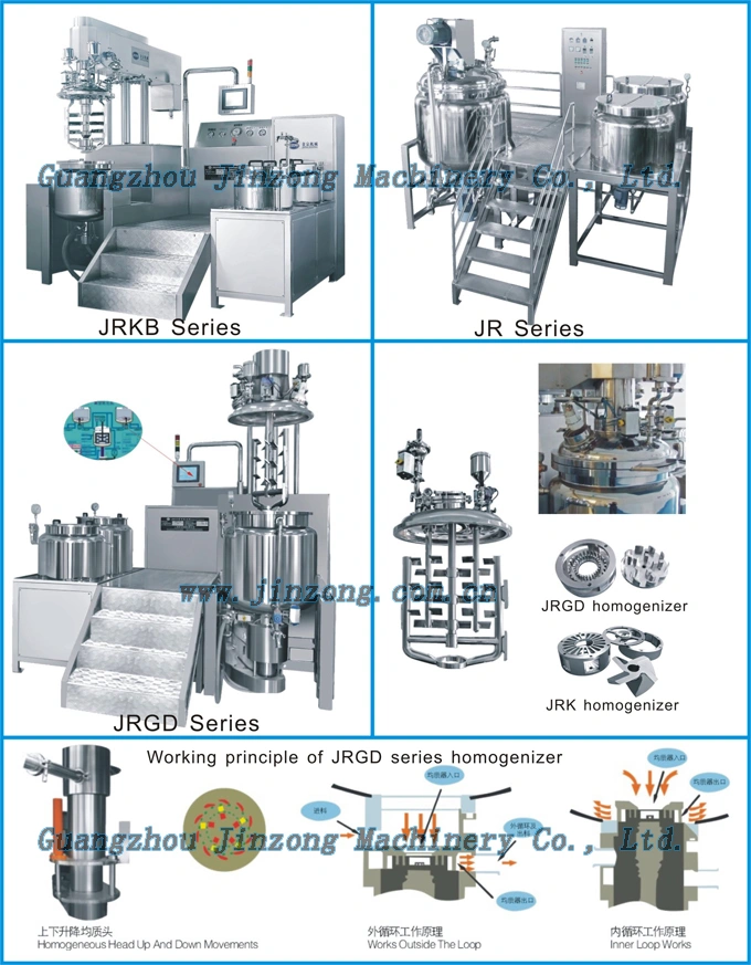 Universal Emulsifying Mixers for Pharmaceutical Food Chemical Cosmetic Industrials