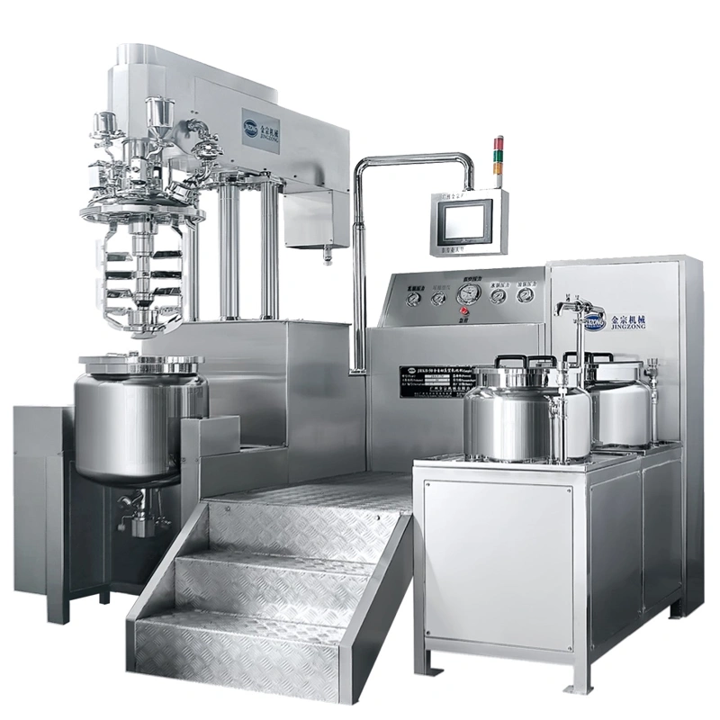 Cream Ointment Emulsifying Mixing Tank with Bottom Homogenizer Production Line