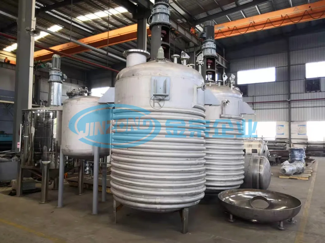 Stainless Steel Limpet Coil Mixing Tank SS304 SS316L Reactor