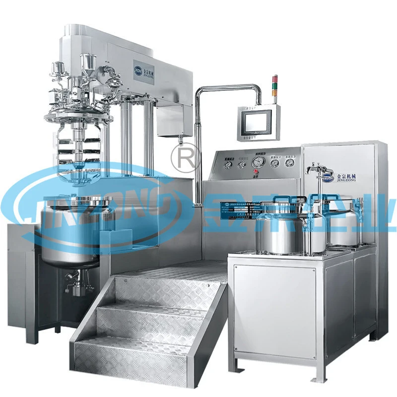 Vacuum External Circulation Mixing Tanks with High Speed Bottom Homogenizer 1