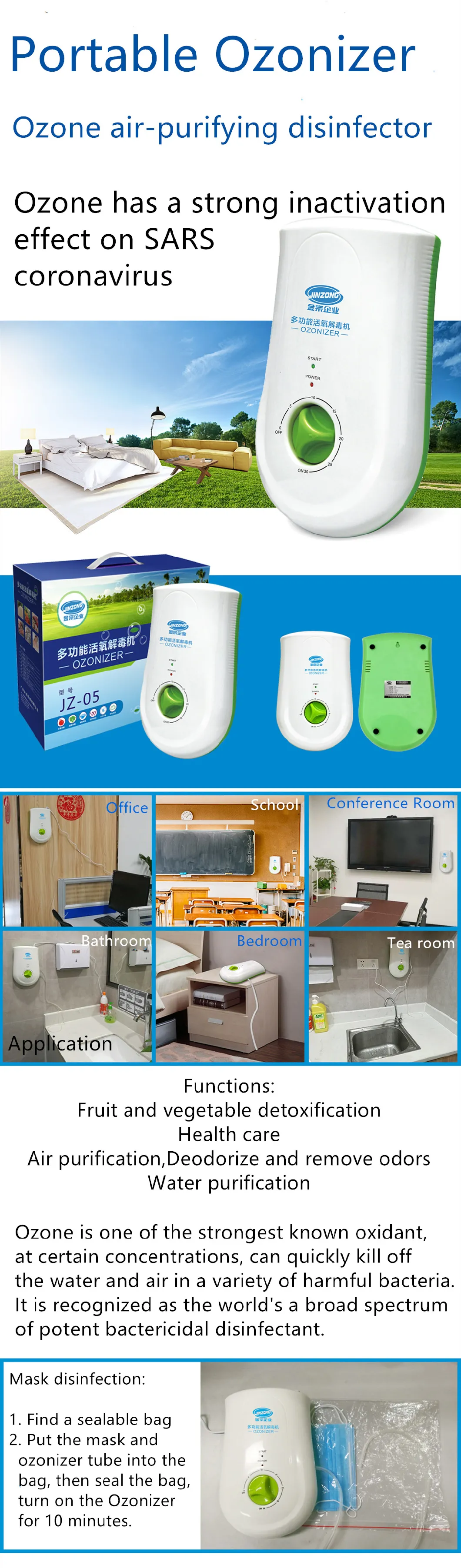 Ozone Sterilizer Jz-05