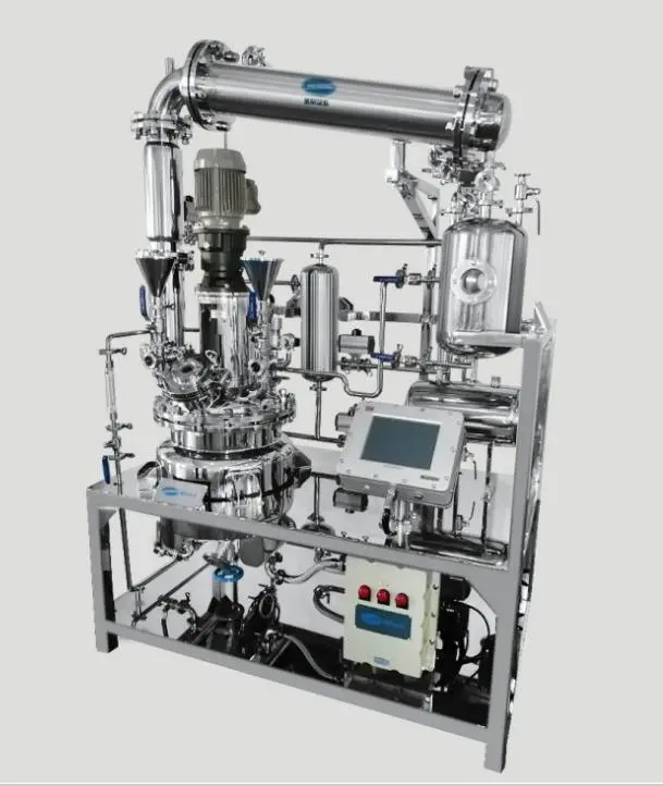50L-2000L Vacuum Pilot Industrial Reactor with Condenser Heating System Customized 1