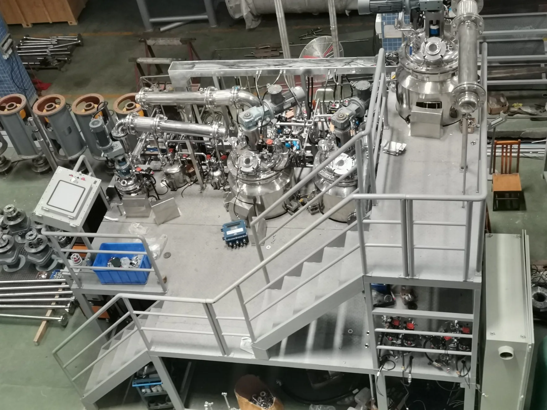 Active Pharmaceutical Ingredients API Reaction Tank Reactor Production Line Plant Turnkey Solution 1