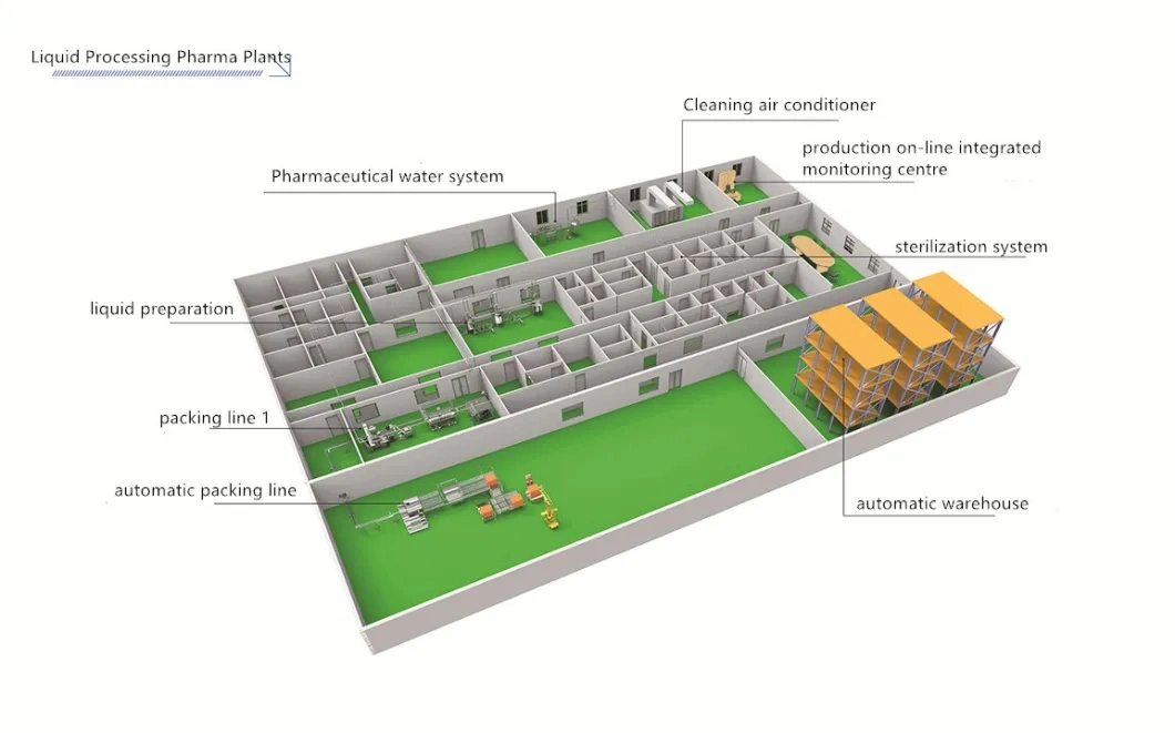 Active Pharmaceutical Ingredients API Reaction Tank Reactor Production Line Plant Turnkey Solution