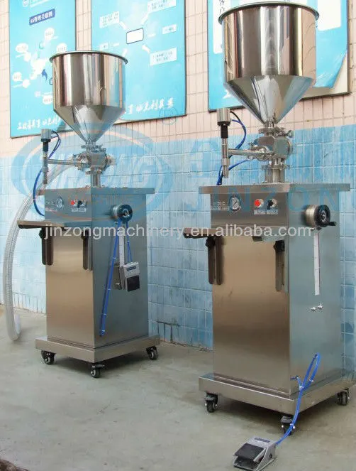 Jinzong Machinery Semi-Automatic Cream Lotion Cosmetic Liquid Filling Machine