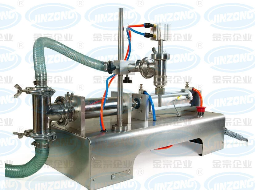 Horizontal Pneumatic Single Head Semi-Automatic Liquid Filling Machine 1
