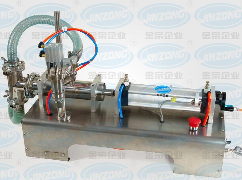 Horizontal Pneumatic Single Head Semi-Automatic Liquid Filling Machine