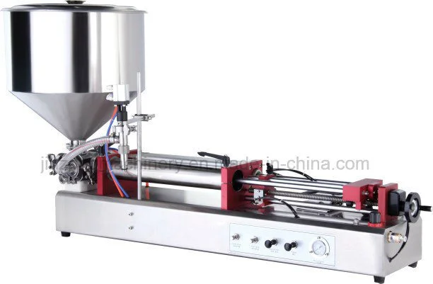 Factory Directly Sale Semi - Automatic Cream Paste Body Lotion Cream Glass/Metal Jar Filling Machine 1