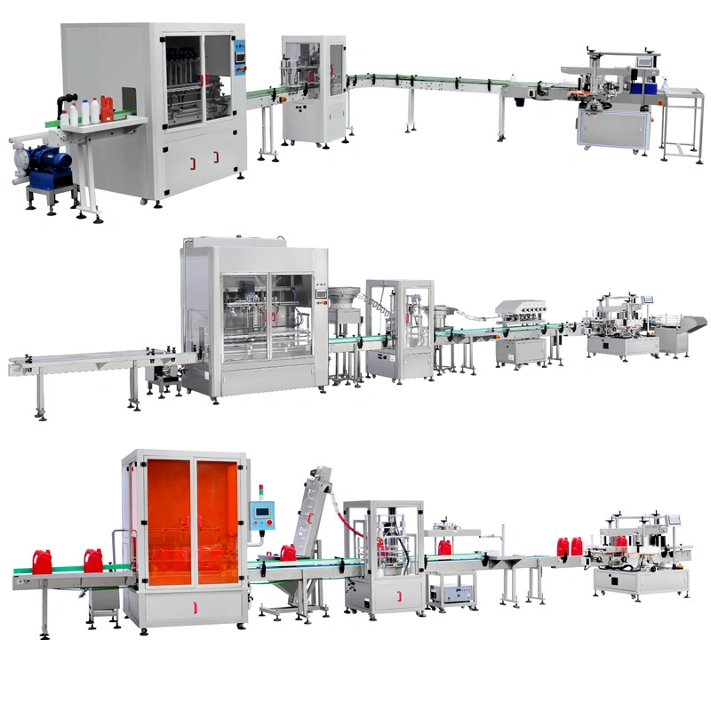 Automatic Filling Packing Line for Shampoo, Hand Sanitzier, Lubricating Oil 1