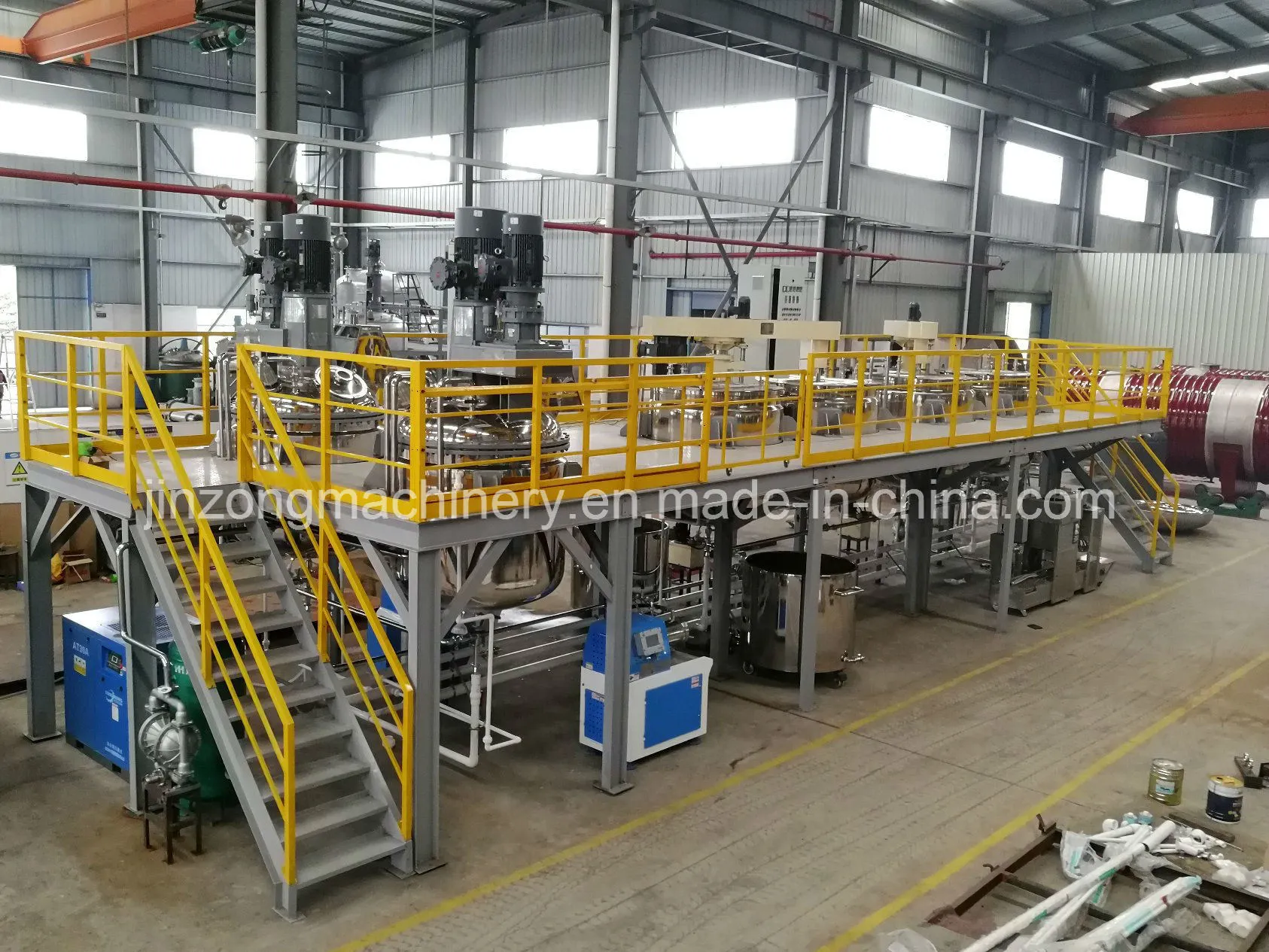 Emulsion Wall Color Paste Paint Production Line Plant Mixer 1