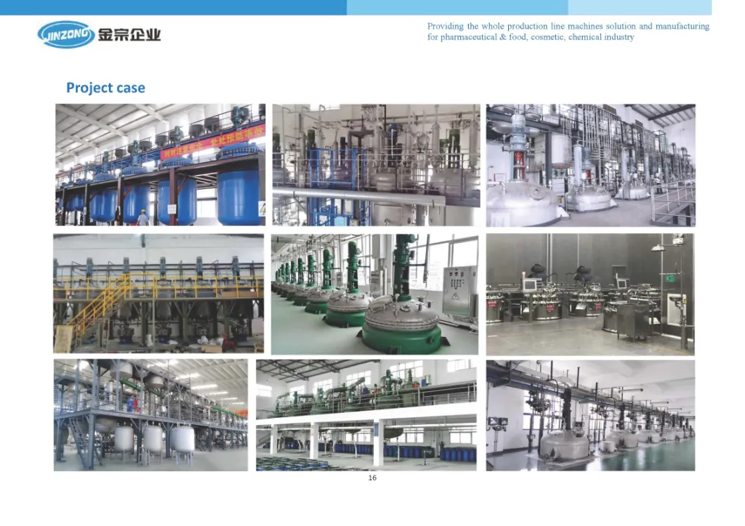 Stainless Steel Reaction Mixing Tank, Reaction Vessel, Reactor API Manufacturing Machine