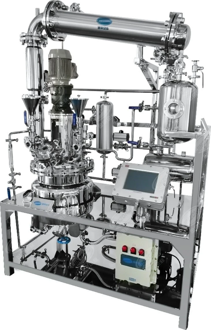 Laboratory Small Scale Glass Lined Pilot Reaction Plant Gl Reactor 1