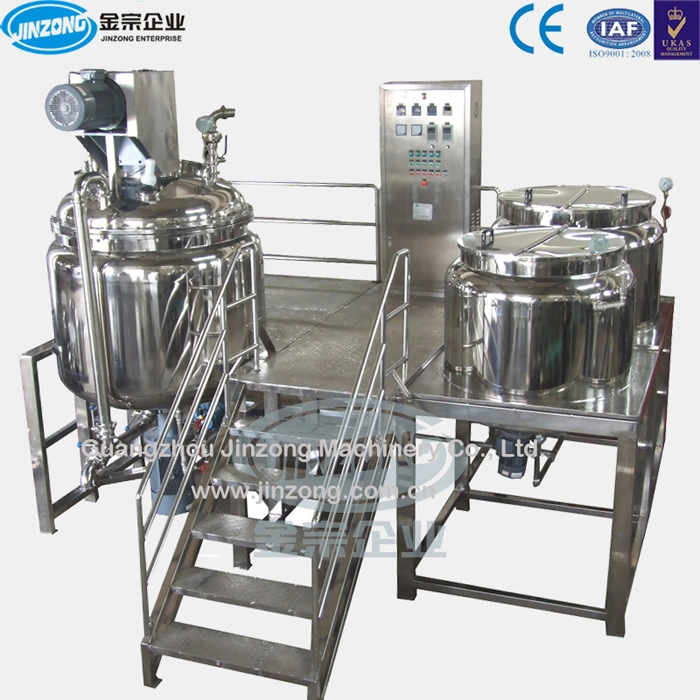 Automated Ointment Cream Emulsifier Mixing Machine Manufacturing Plant