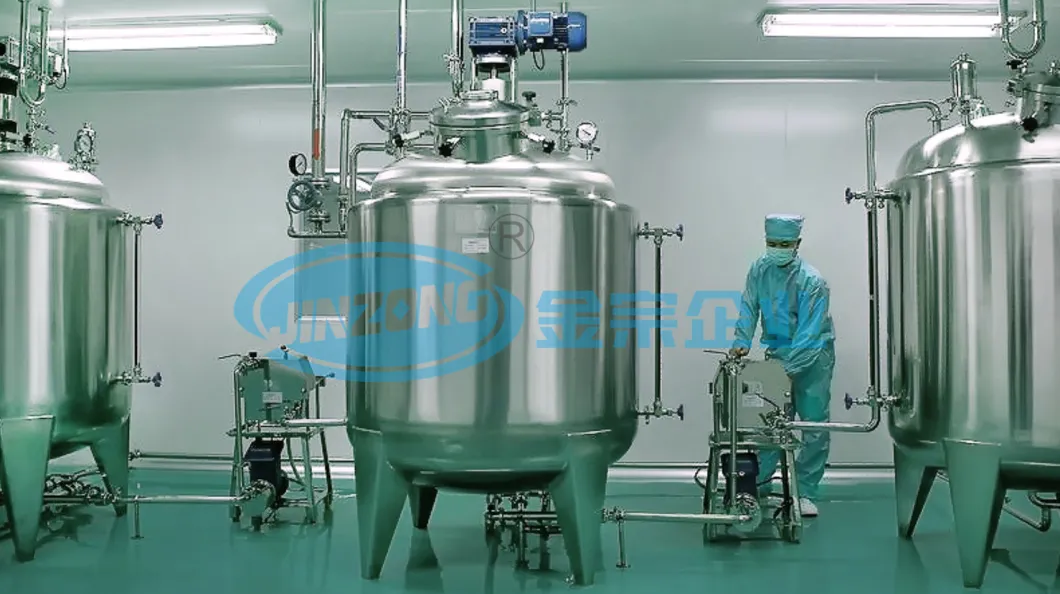 Stainless Steel Food Grade Aseptic Storage Tank Sterilization Tank