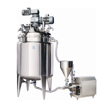 High Shearing Inline Homogenizer with Feeding Hopper Mixing Machine