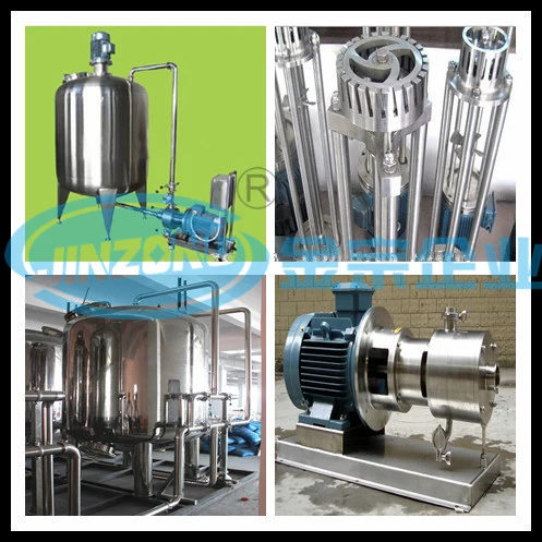 1-3 Stage Inline Homogenizer Pump Pharmacy Emulsifier Mixer