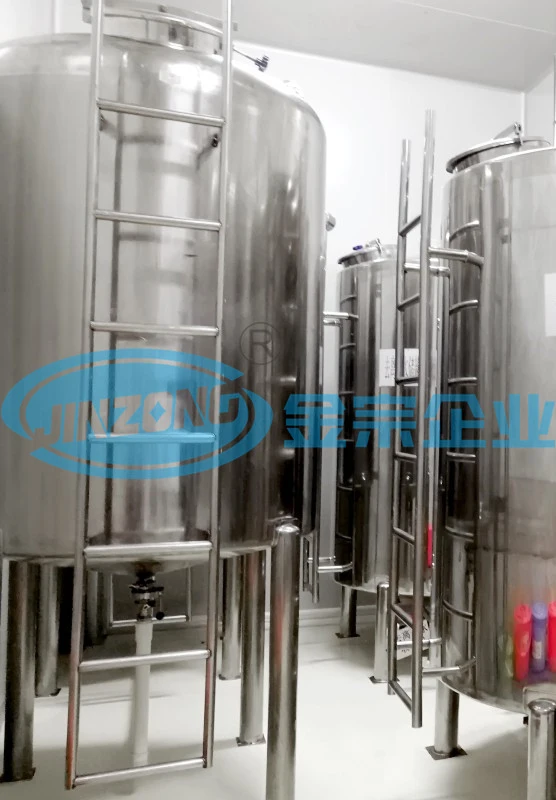 Stainless Steel 304 316L Insulated Vessels Jacketed Storage Tank