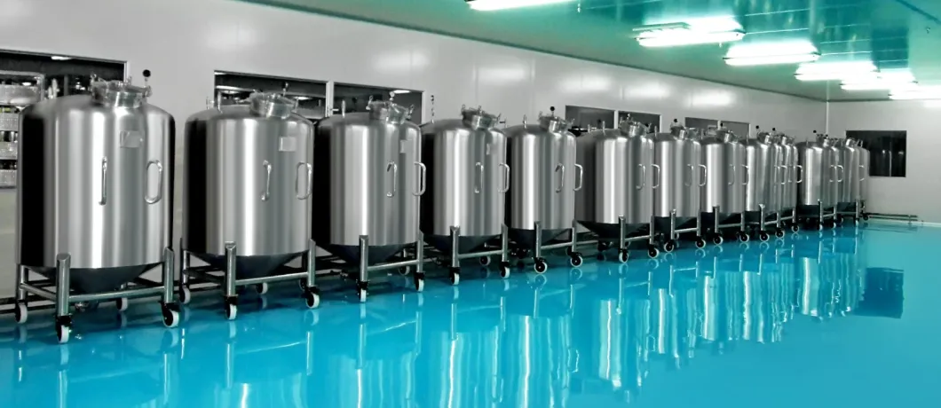 SUS304 316 SS Solvent Storage Tank