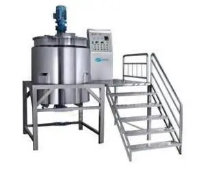 Stainless Steel Vessels Jacketed Mixing Kettle Tank 1