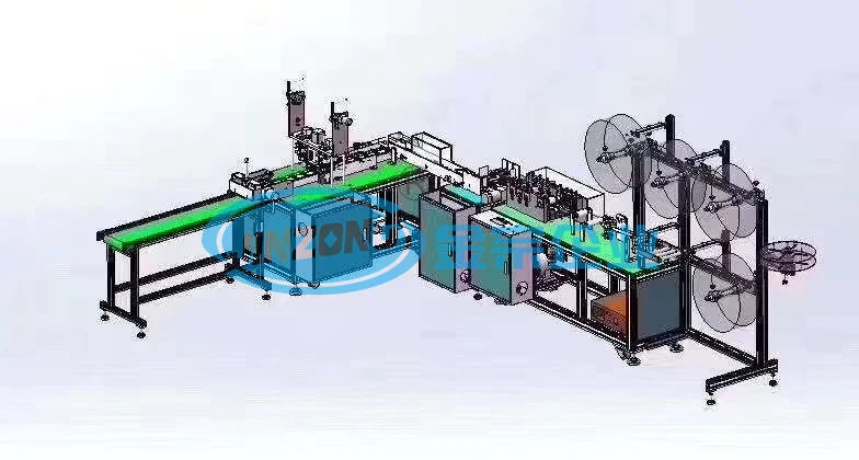 High Speed Ear Belt Type Automatic Surgical Mask Manufacturing Machine